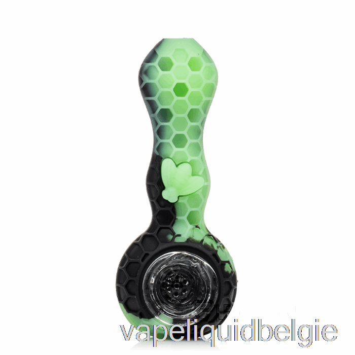 Vape Smaken Stratus Bee Siliconen Lepel Zwart / Uv Slijm (zwart / Uv Groen)